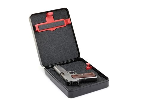 hornady shackle box handgun steel safe black|hornady lock box kit.